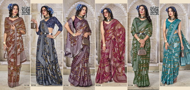 Inaaya Vol 7 By Vallabhi Brasso Printed Sarees Wholesale Price In Surat
